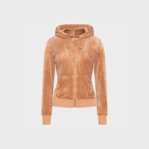 Jane Velour Jacket - Varm Beige