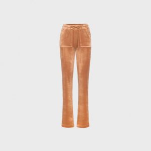 Jane Velour Pant - Varm Beige