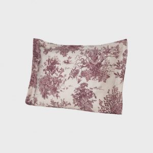 Toile de Jouy Putevar m/flapp, 50x70 cm - Burgundy