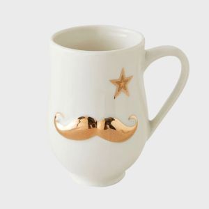 Gilded Mr. and Mrs. Muse Mug